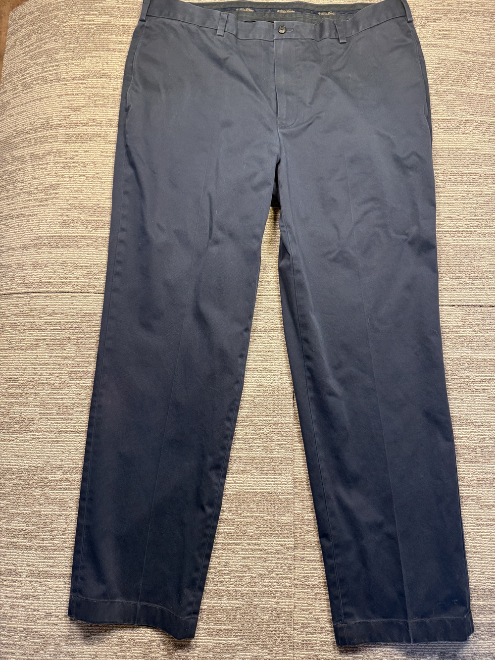 Brooks Brothers Pants Mens 40x32 Blue Advantage Chino Clark Fit Straight
